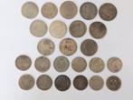 Duitsland, Pruisen. Lot. 24 Silbermünzen, 1/6 - 1/3 Taler, Postzegels en Munten