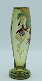 François Théodore Legras - Vase - Verre émaillé - Art, Antiek en Kunst