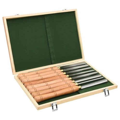 vidaXL 8-delige draaigereedschapsset HSS, Doe-het-zelf en Bouw, Gereedschap | Handgereedschap, Nieuw, Verzenden