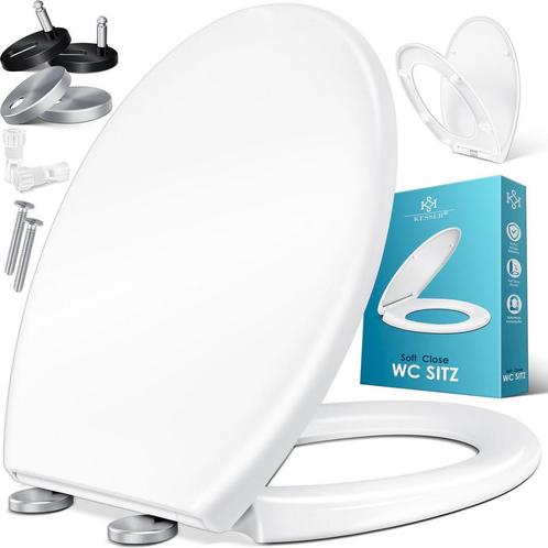 KESSER® WC bril met Soft Close Deksel - Toiletbril - Wit, Huis en Inrichting, Overige Huis en Inrichting, Verzenden