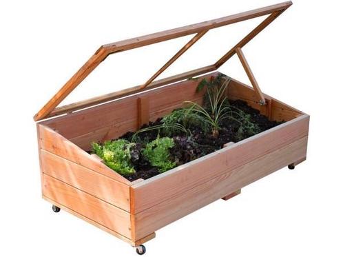 Veiling - Verrijdbare Moestuinbak met Plexiglas Deksel – 1, Tuin en Terras, Bloembakken en Plantenbakken