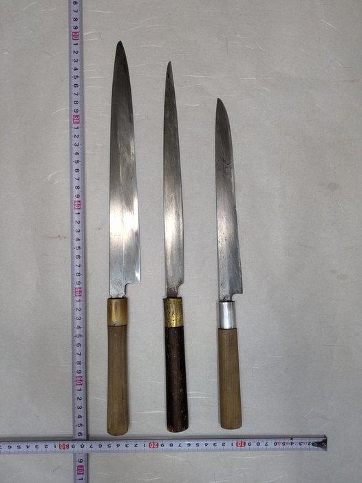 Keukenmes - Staal, Hout - Japan - Traditioneel Japans, Antiek en Kunst, Antiek | Keukengerei