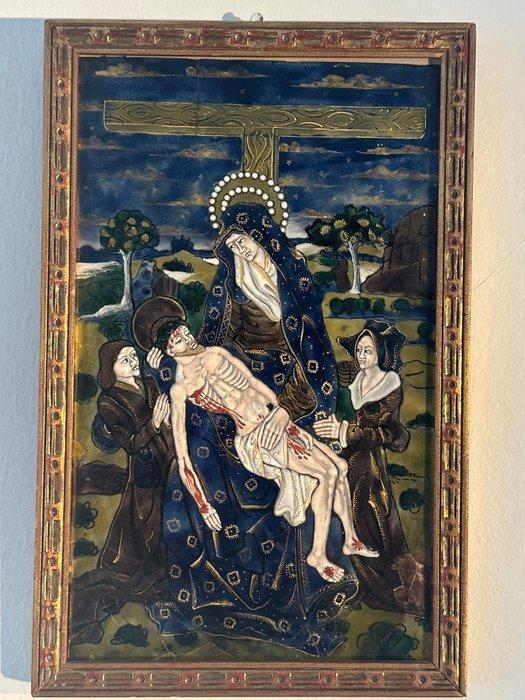 Franse school (XIX) - Pietà, Antiek en Kunst, Kunst | Schilderijen | Klassiek