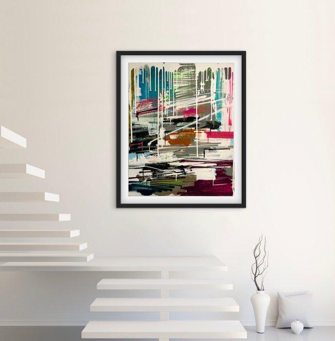 Olivier Bioche (XXIe) alias Vaper - Enragé, Antiek en Kunst, Kunst | Schilderijen | Klassiek