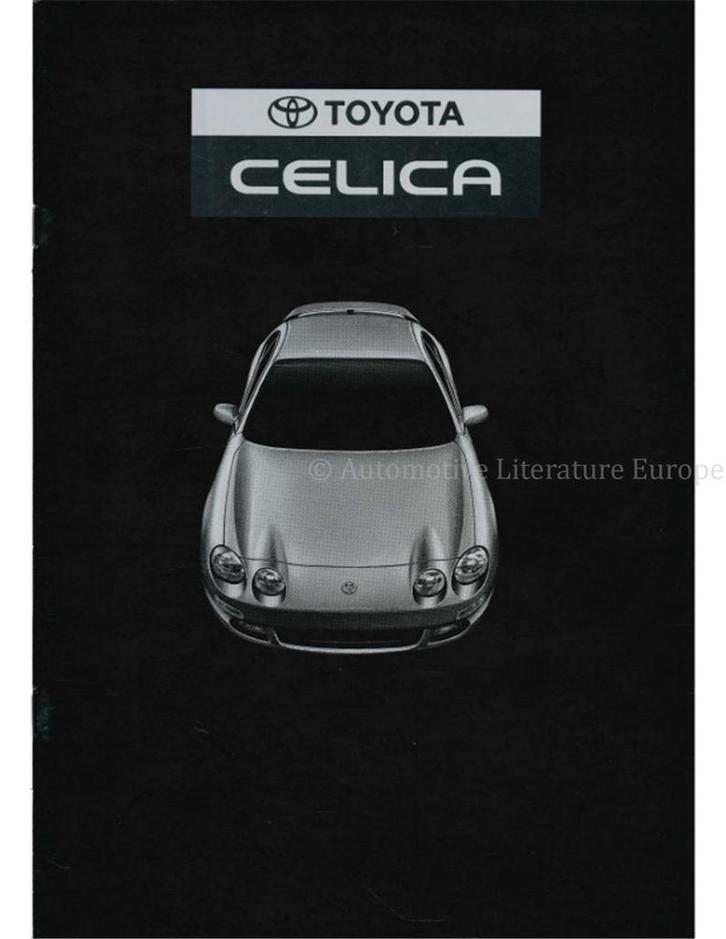 1996 TOYOTA CELICA BROCHURE NEDERLANDS, Boeken, Auto's | Folders en Tijdschriften
