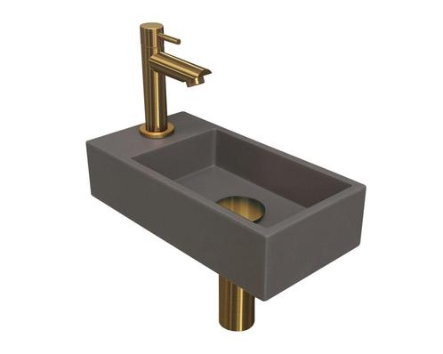 Fonteinset INK Versus 36x18x9 cm Quartz Beton Met Kraangat, Doe-het-zelf en Bouw, Sanitair, Overige typen, Nieuw, Ophalen of Verzenden