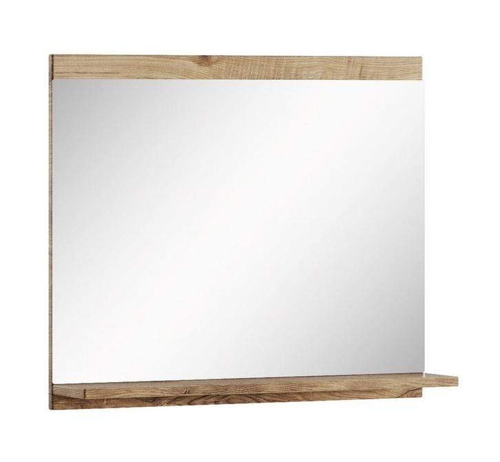 Badkamerspiegel Montreal 60 x 12 x 50 cm Kastanje Eiken, Huis en Inrichting, Badkamer | Badkamermeubels, Nieuw, Verzenden