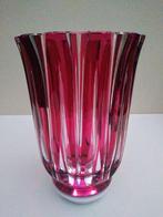 Val Saint Lambert - Vase - Vase cristal rubis Val Saint