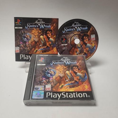 Disneys Aladdin in Nasiras Wraak Playstation 1, Games en Spelcomputers, Games | Sony PlayStation 1, Zo goed als nieuw, Ophalen of Verzenden