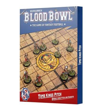 Blood Bowl Tomb Kings team pitch and dugouts (Warhammer beschikbaar voor biedingen