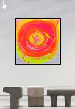 Stefanie Raus - Neon Circle I 908 XXL, Antiek en Kunst