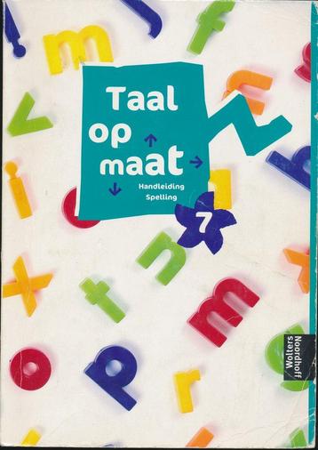Taal op Maat versie 1 Handleiding Spelling groep 7, Verzenden