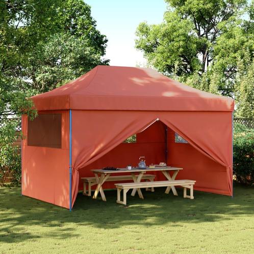 vidaXL Partytent inklapbaar pop-up met 4 zijwanden, Tuin en Terras, Partytenten, Nieuw, Verzenden