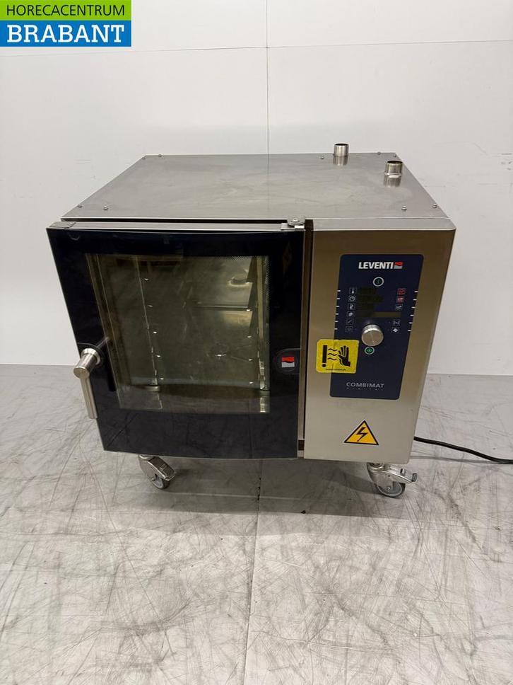 Acier inoxydable Leventi Mobile Combi steamer 5 x 1/1 GN, Zakelijke goederen, Horeca | Overige, Verzenden