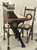 Carlo Bugatti - Secrétaire - Ebbenhout, Eik, Beuken, Antiek en Kunst