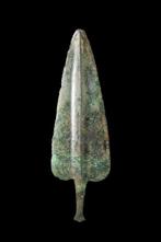 Het oude Luristan Bronzen speerpunt  (Zonder Minimumprijs), Antiquités & Art, Antiquités | Autres Antiquités