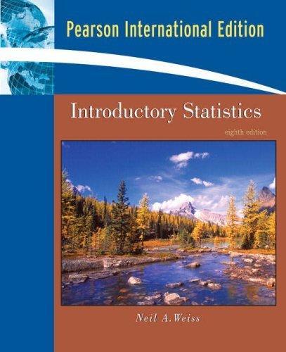 Introductory Statistics 9780321468543 Neil Weiss, Boeken, Taal | Engels, Gelezen, Verzenden