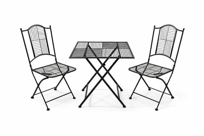 Tafel (3) - Metaal - Bistroset - Elegantie, Antiquités & Art, Curiosités & Brocante