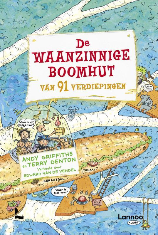 De waanzinnige boomhut 7 9789401443111 Terry Denton, Boeken, Kinderboeken | Jeugd | onder 10 jaar, Gelezen, Verzenden