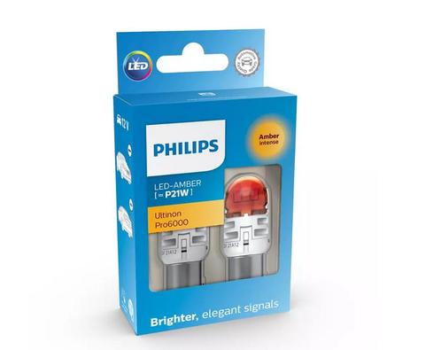 Philips P21W LED Retrofit Oranje 12V 2 Stuks, Auto-onderdelen, Verlichting, Ophalen of Verzenden