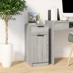 vidaXL Bureaukast 33,5x50x75 cm bewerkt hout grijs sonoma, Verzenden, Nieuw