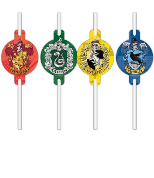 Harry Potter Rietjes 4st, Hobby en Vrije tijd, Feestartikelen, Nieuw, Verzenden