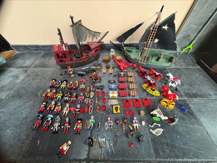 Playmobil - verzameling van ridders, piraten, rovers en, Antiquités & Art, Antiquités | Autres Antiquités