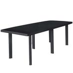 vidaXL Tuintafel 216x90x72 cm kunststof antraciet, Tuin en Terras, Verzenden, Nieuw
