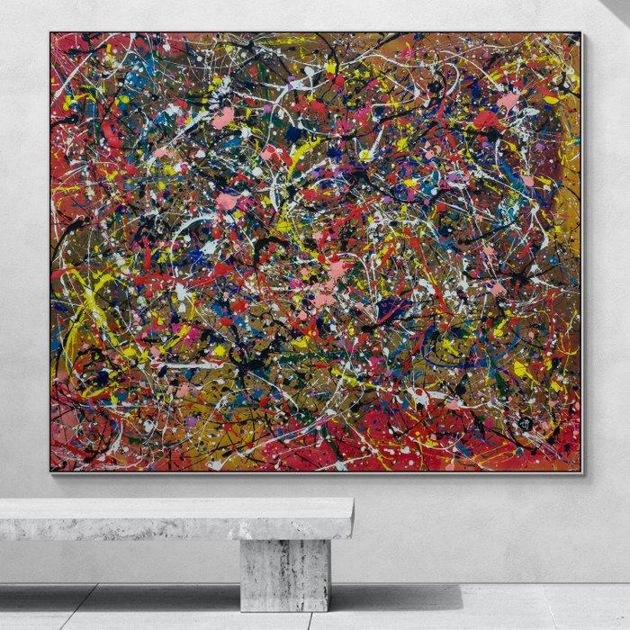 Arvydas Gaiciunas (Retne) - Rom (XXL) – Abstract, Antiek en Kunst, Kunst | Schilderijen | Modern