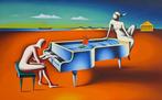 Mark Kostabi (1960) - Blown away, Antiek en Kunst