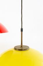 Plafondlamp - Glas, Plastic - Paar hanglampen uit Italië,, Antiek en Kunst