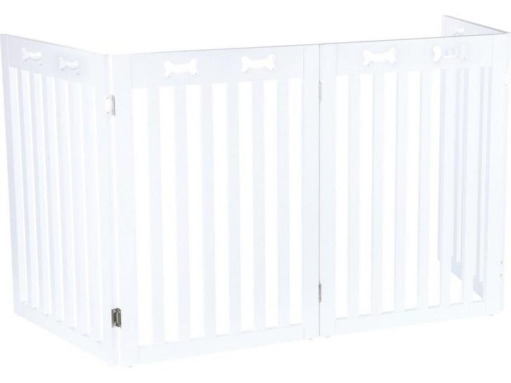 Trixie Afsluithek - 4 Panelen - Verstelbaar 60-160 x 75 cm -, Dieren en Toebehoren, Hondenbenches, Nieuw, Verzenden