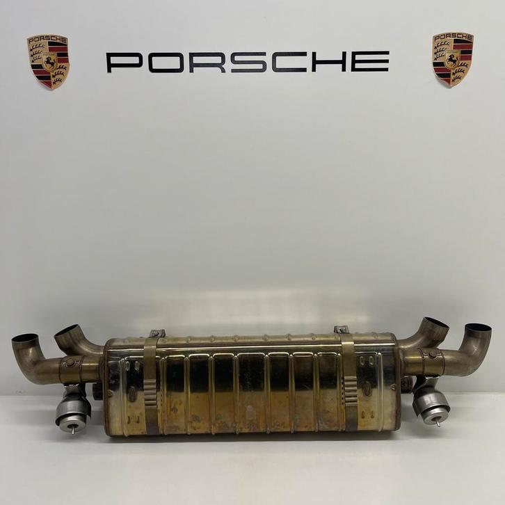 Porsche 991/2 Sportuitlaat met sierstukken (NIEUW), Auto-onderdelen, Uitlaatsystemen, Gebruikt, Herkomst onderdeel bekend, Porsche