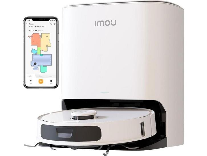 Imou RV3 - Robotstofzuiger - Slimme navigatie en krachtige, Auto diversen, Autonavigatie, Zo goed als nieuw, Verzenden