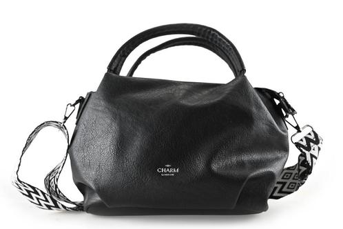 Charm London Handtassen in maat standaard Zwart | 5% extra, Handtassen en Accessoires, Tassen | Damestassen, Zwart, Zo goed als nieuw