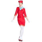 Stewardess Kostuum Dames, Kleding | Dames, Carnavalskleding en Feestkleding, Nieuw, Verzenden