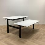 Drentea duo slingerbureau, 160x80 cm, wit - zwart, Huis en Inrichting, Bureaus, Gebruikt, Bureau