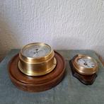 Marine barometer (2) - Glas, Hout, Koper, Messing - Nautica