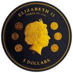 Tokelau. 5 Dollars 2022 1 oz $5 NZD Tokelau Silver Vivat