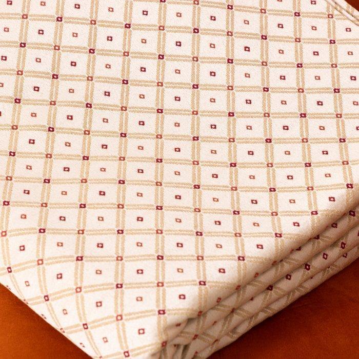 Gobelin stof - Landelijk chique – Beige met gouden ruiten -, Antiek en Kunst, Curiosa en Brocante