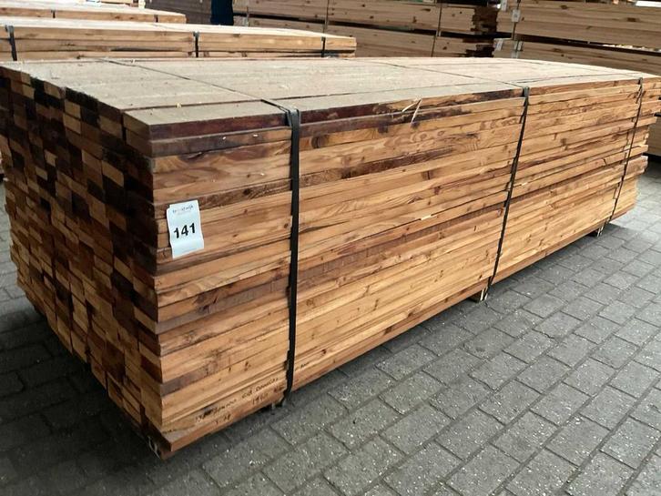 Online veiling - Thermowood Douglas planken 30x100 mm (250x), Zakelijke goederen, Machines en Bouw | Houtbewerking, Ophalen