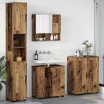 vidaXL Badkamermeubel Set 4 pcs Oud hout 61 x 35 x 64 cm, Huis en Inrichting, Verzenden, Nieuw