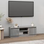 vidaXL Meuble TV avec porte Sonoma gris 102x30x36 cm, Maison & Meubles, Neuf, Verzenden
