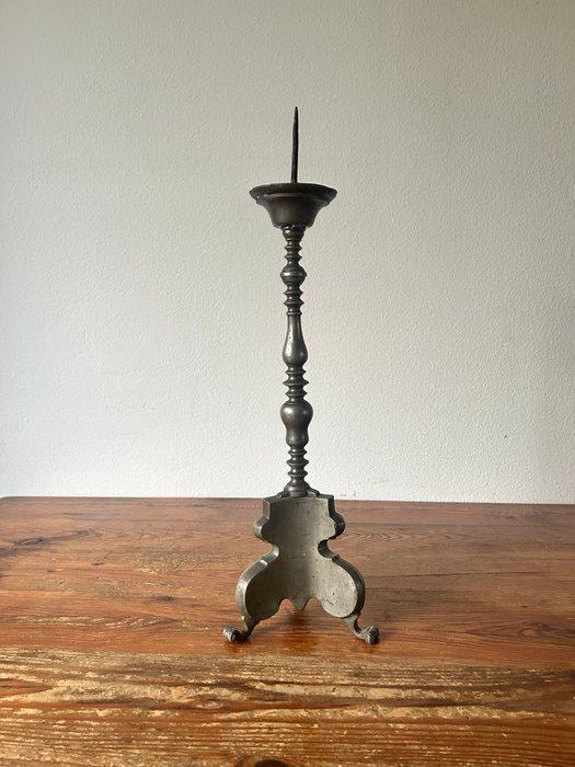 Kandelaar - Tin - Kerkkandelaar - 55 cm - 2 kg, Antiek en Kunst, Kunst | Niet-Westerse kunst