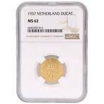 Nederland. Gouden Dukaat 1937 - MS 62