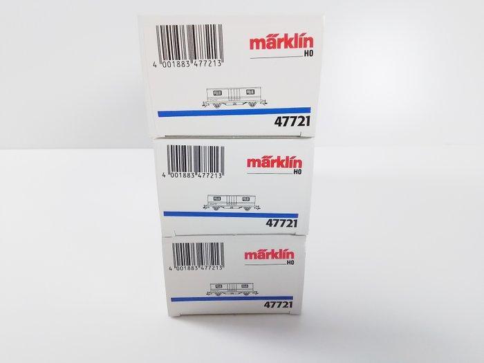 Märklin H0 - 47721 - Modeltrein goederenwagon (3) -, Hobby en Vrije tijd, Modeltreinen | H0