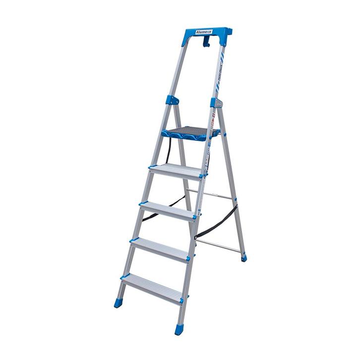 Alumexx Twin-Deck Huishoudtrap ECO, Doe-het-zelf en Bouw, Ladders en Trappen, Trap, Nieuw, Verzenden