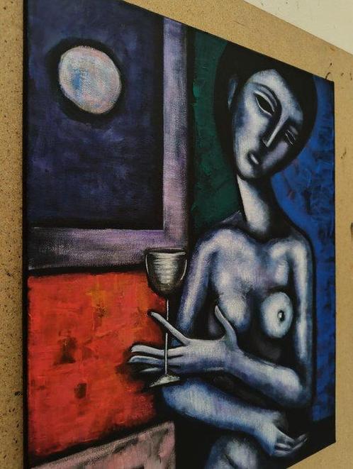 Piotr Sujka (XXI) - Anna wieczorem, Antiek en Kunst, Kunst | Schilderijen | Modern