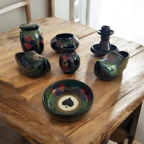 Diverse plateelbakkerijen - Vase (7) - Faïence - Gouda -, Antiek en Kunst, Antiek | Glaswerk en Kristal