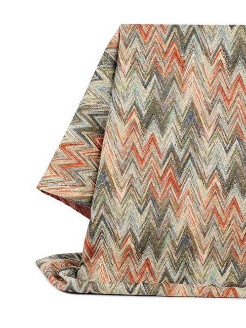 Zigzag Mirage - Premium kleurrijk Gobelin jacquardstof -, Antiek en Kunst, Antiek | Tapijten, Tafelkleden en Textiel